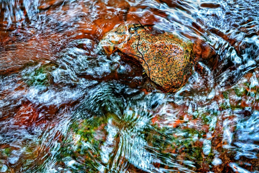 Rippling water